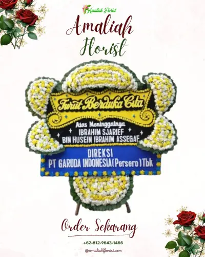 Papan Bunga Duka di Rendang
