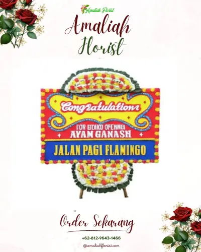 Bunga Papan Congratulation di Rendang